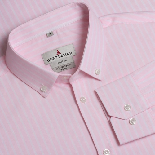 CAMISA M/L LISTRA NAUTIC ROSA