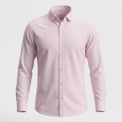 CAMISA M/L LISTRA NAUTIC ROSA