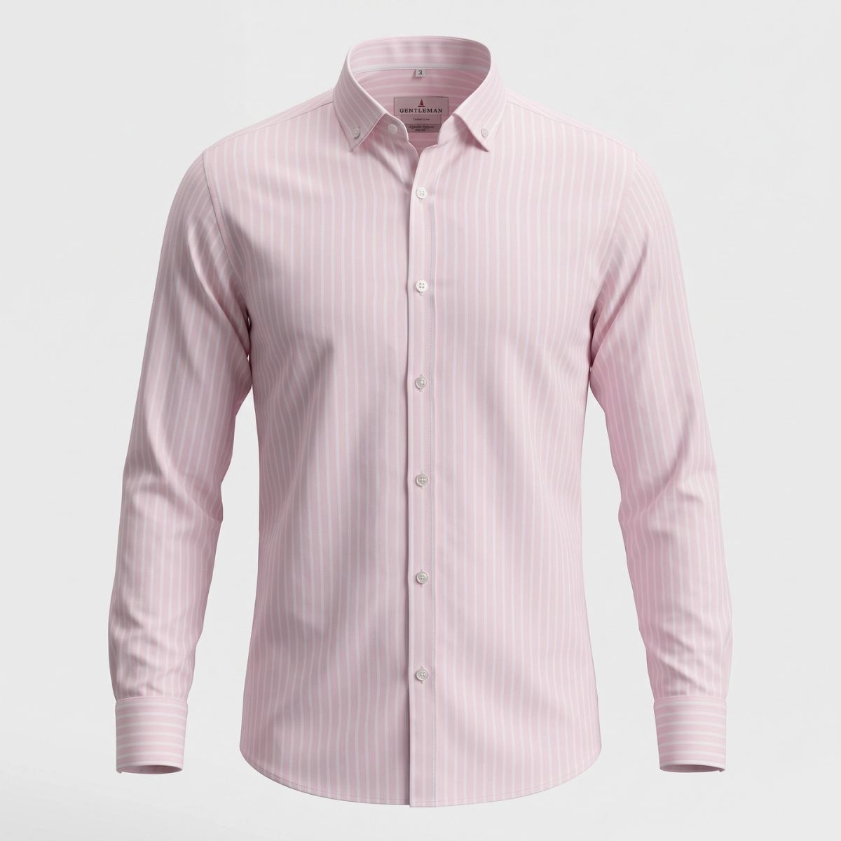 CAMISA M/L LISTRA NAUTIC ROSA