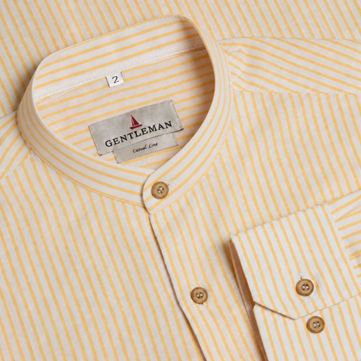 CAMISA GOLA PADRE NAUTIC AMARELA