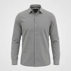 CAMISA MINIPRINT 60 CINZA