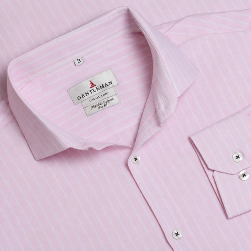 CAMISA LISTRA CLASSIC ROSA