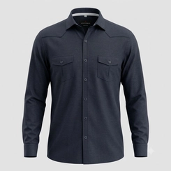 CAMISA URBAN 2 BOLSOS MARINHO