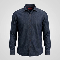CAMISA JEANS DEEP BLUE MARINHO