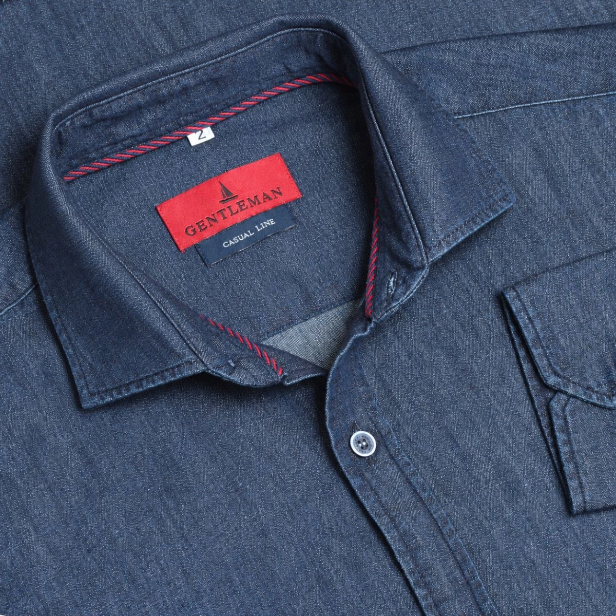 CAMISA JEANS DEEP BLUE MARINHO