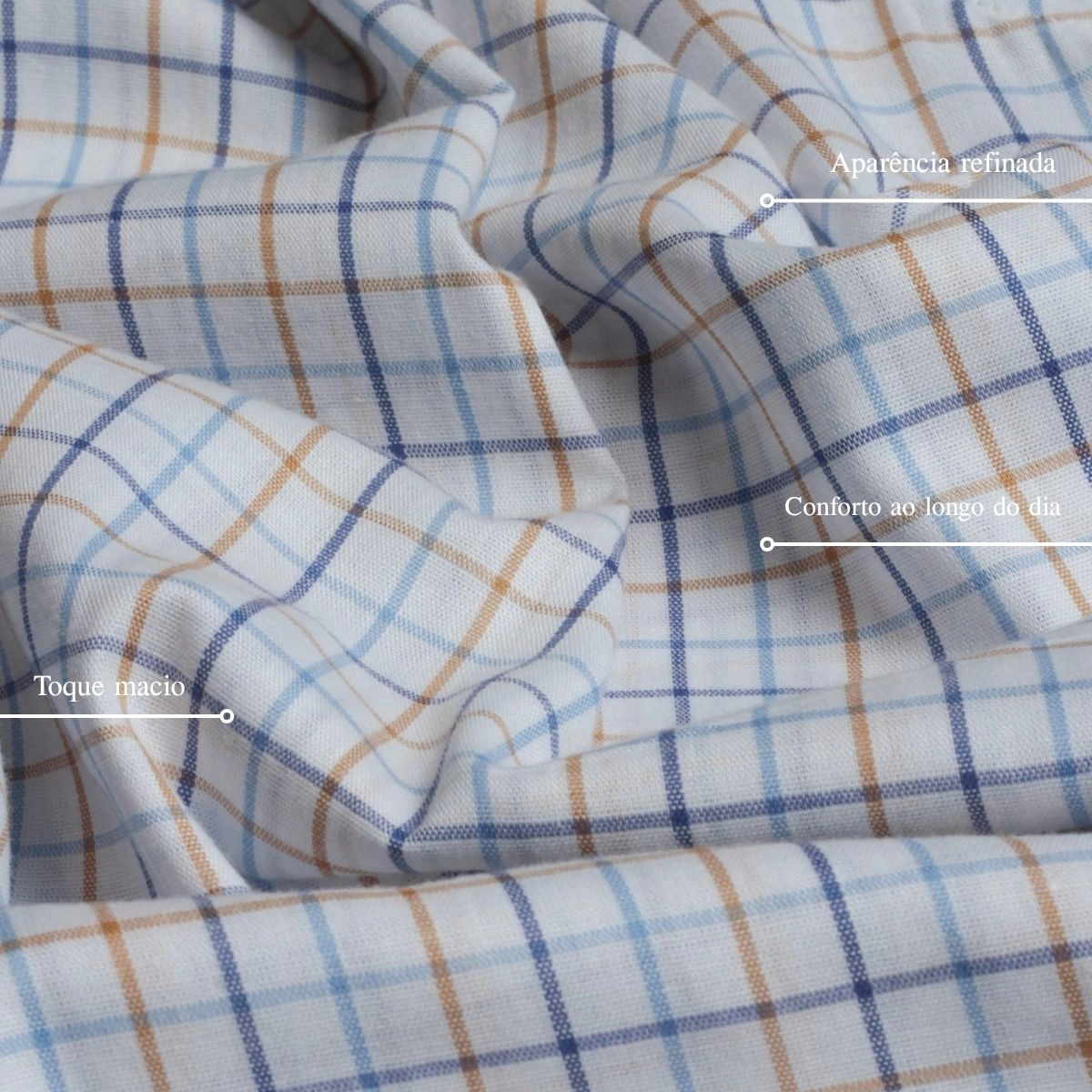 CAMISA XADREZ CASUAL FIO 60
