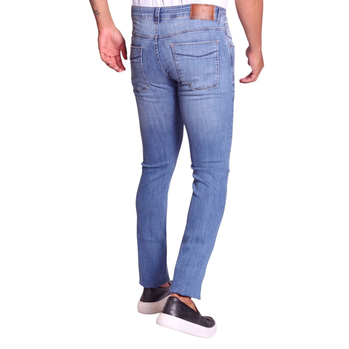 CALÇA JEANS WASH STONED