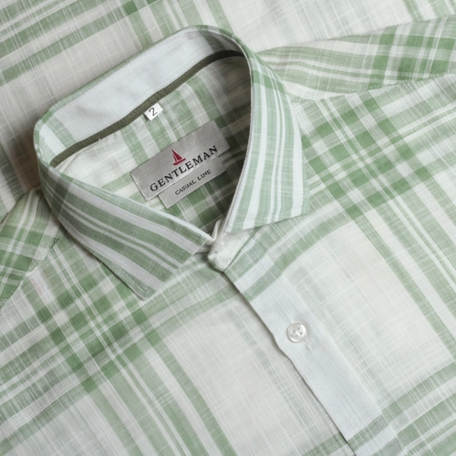 CAMISA M/C SUMMER XADREZ VERDE