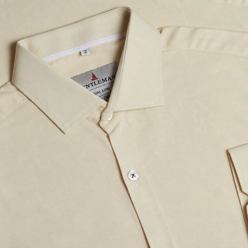 CAMISA OXFORDINE FIO 80 AMARELA