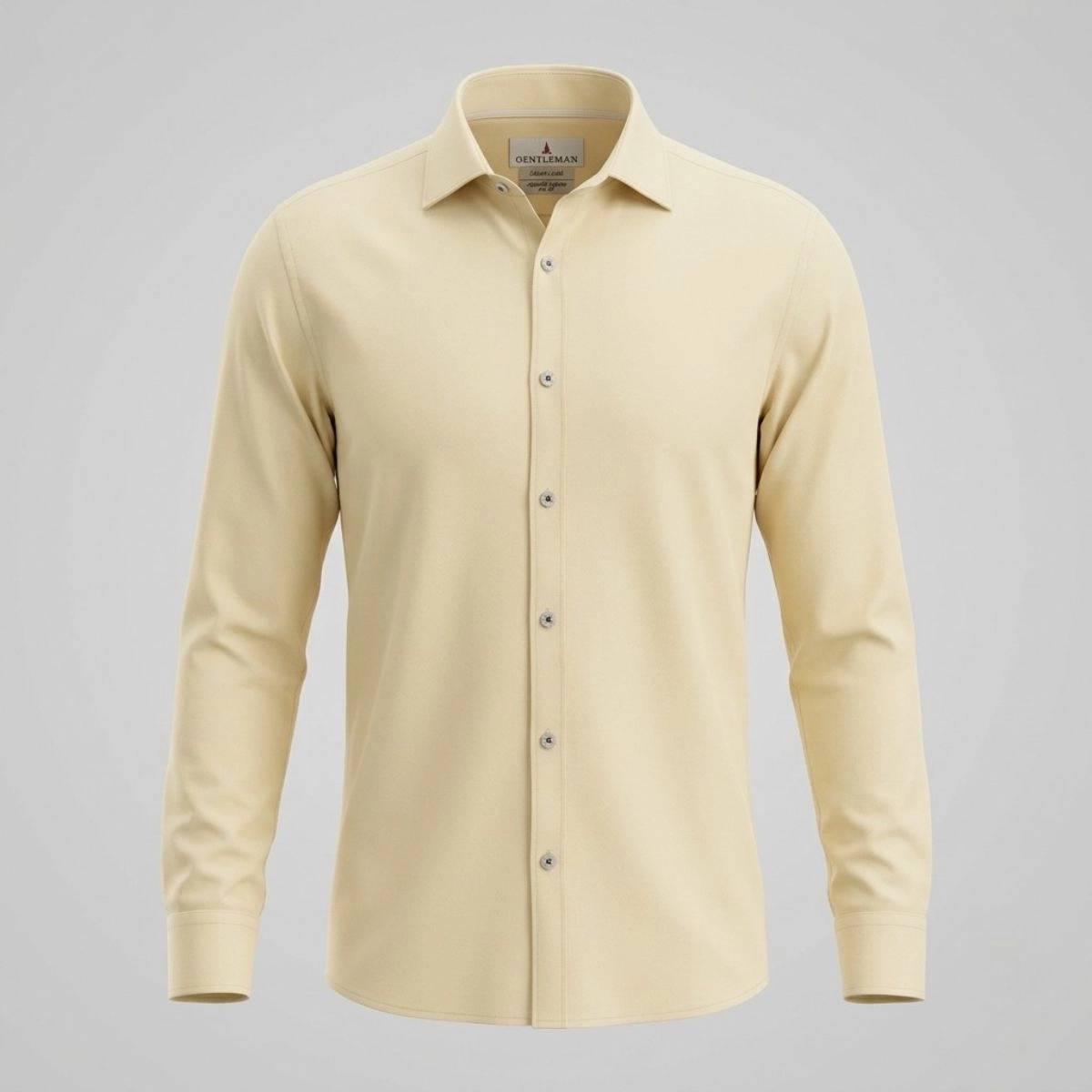CAMISA OXFORDINE FIO 80 AMARELA