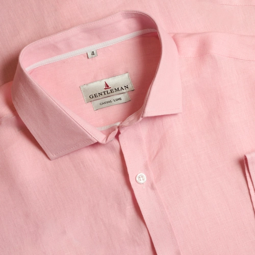 CAMISA LINHO IRLANDES ROSA
