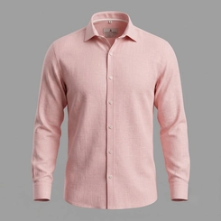 CAMISA LINHO IRLANDES ROSA