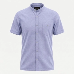 CAMISA GOLA PADRE SUNSET AZUL CLARO