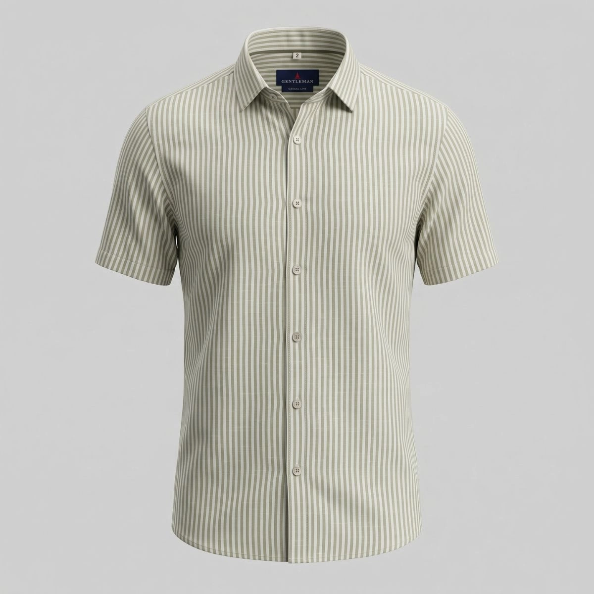 CAMISA M/C LISTRA SUMMER VERDE