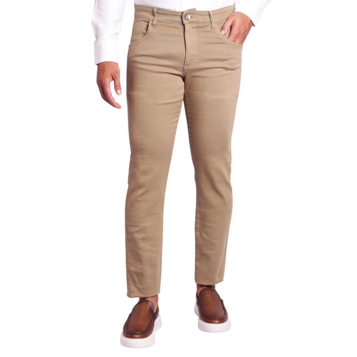 CALÇA SARJA COMFY FIVE POCKETS