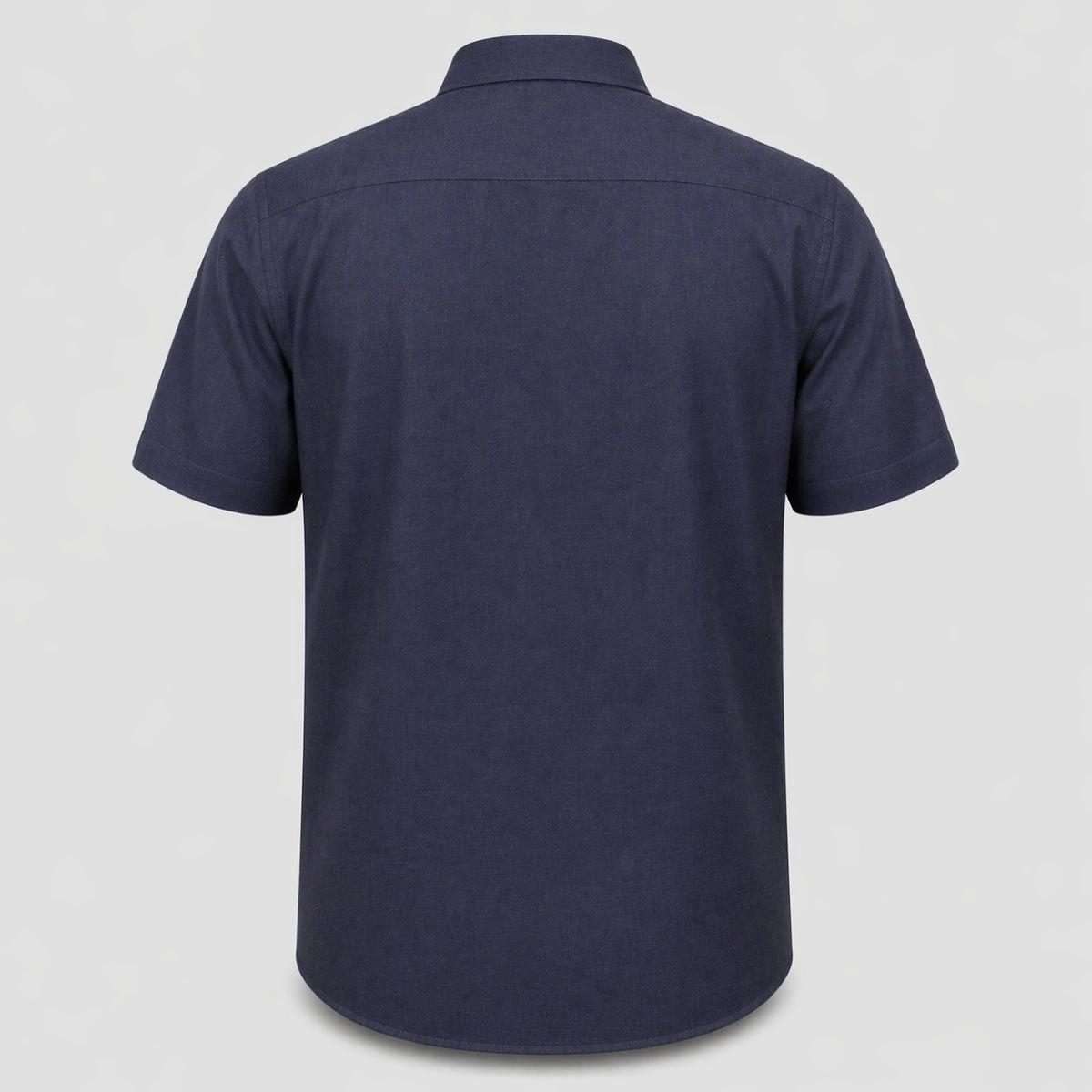 CAMISA M/C BLEND LINHO AZUL MARINHO