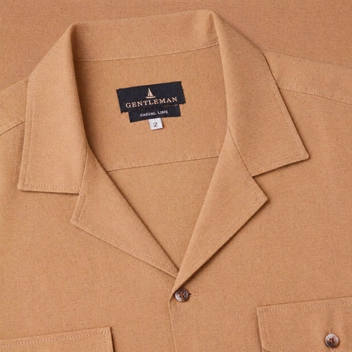 CAMISA MC GOLA CUBANA CAMEL
