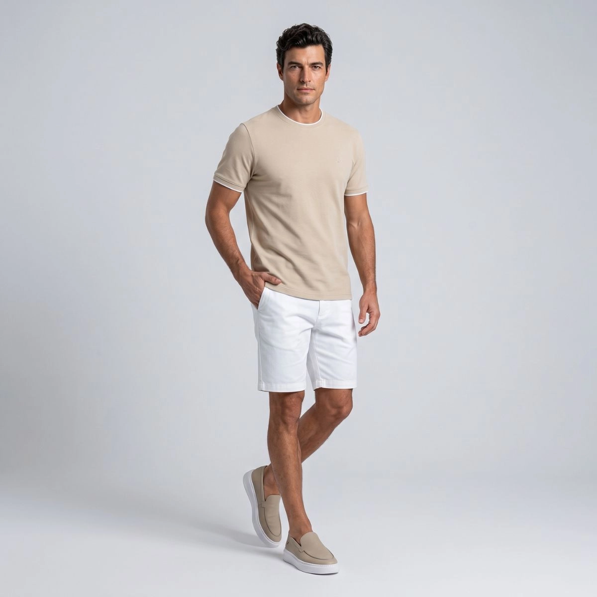 T-SHIRT PIQUET STRETCH