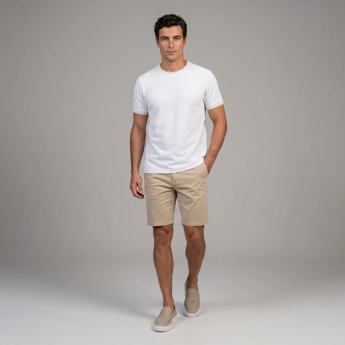 T-SHIRT PIQUET STRETCH