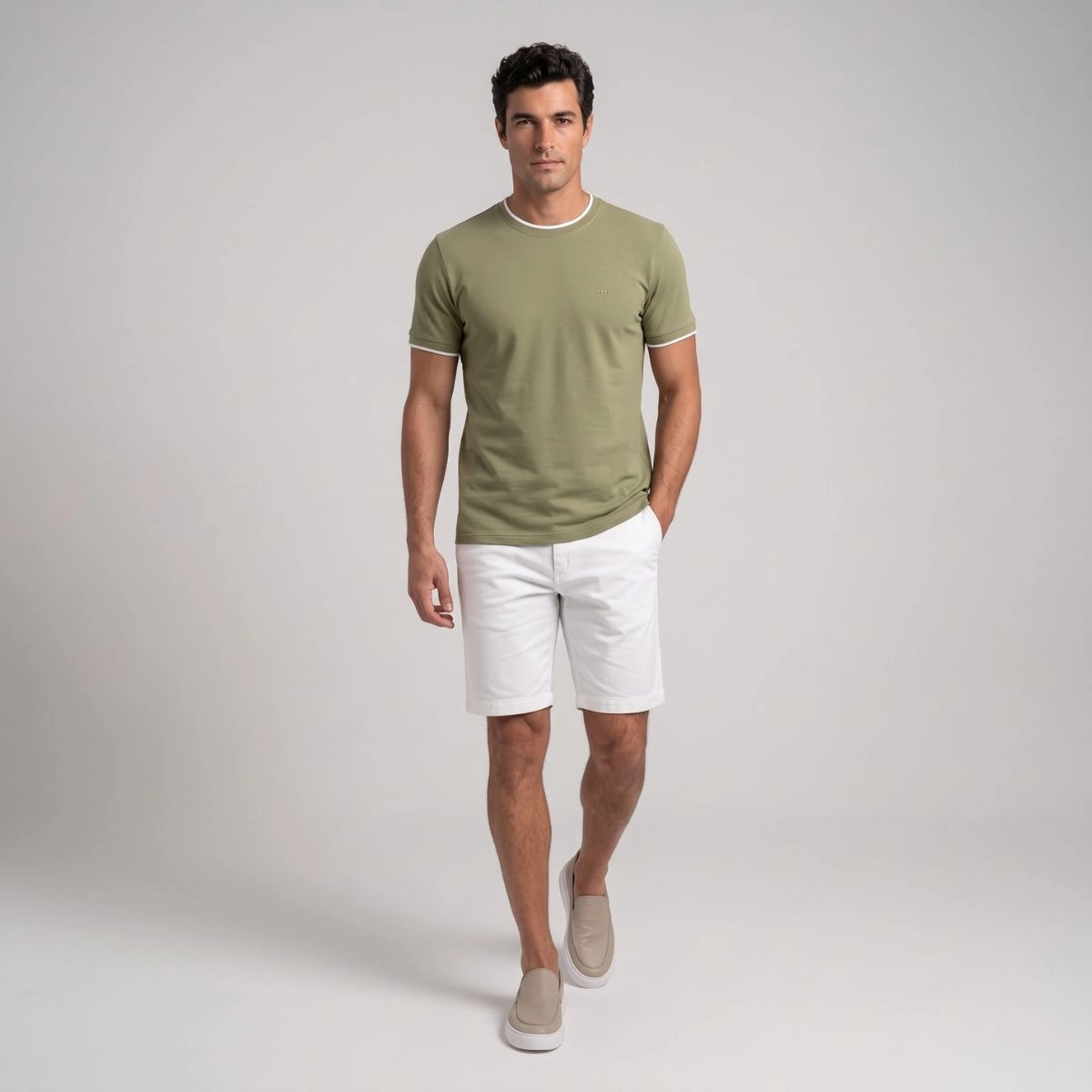 T-SHIRT PIQUET STRETCH