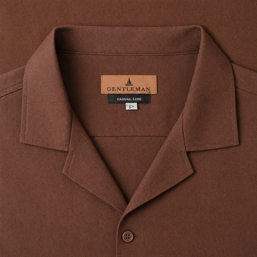 CAMISA MC GOLA CUBANA MARROM