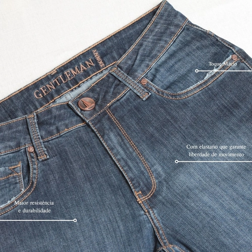 CALÇA JEANS BLUE STONED 123