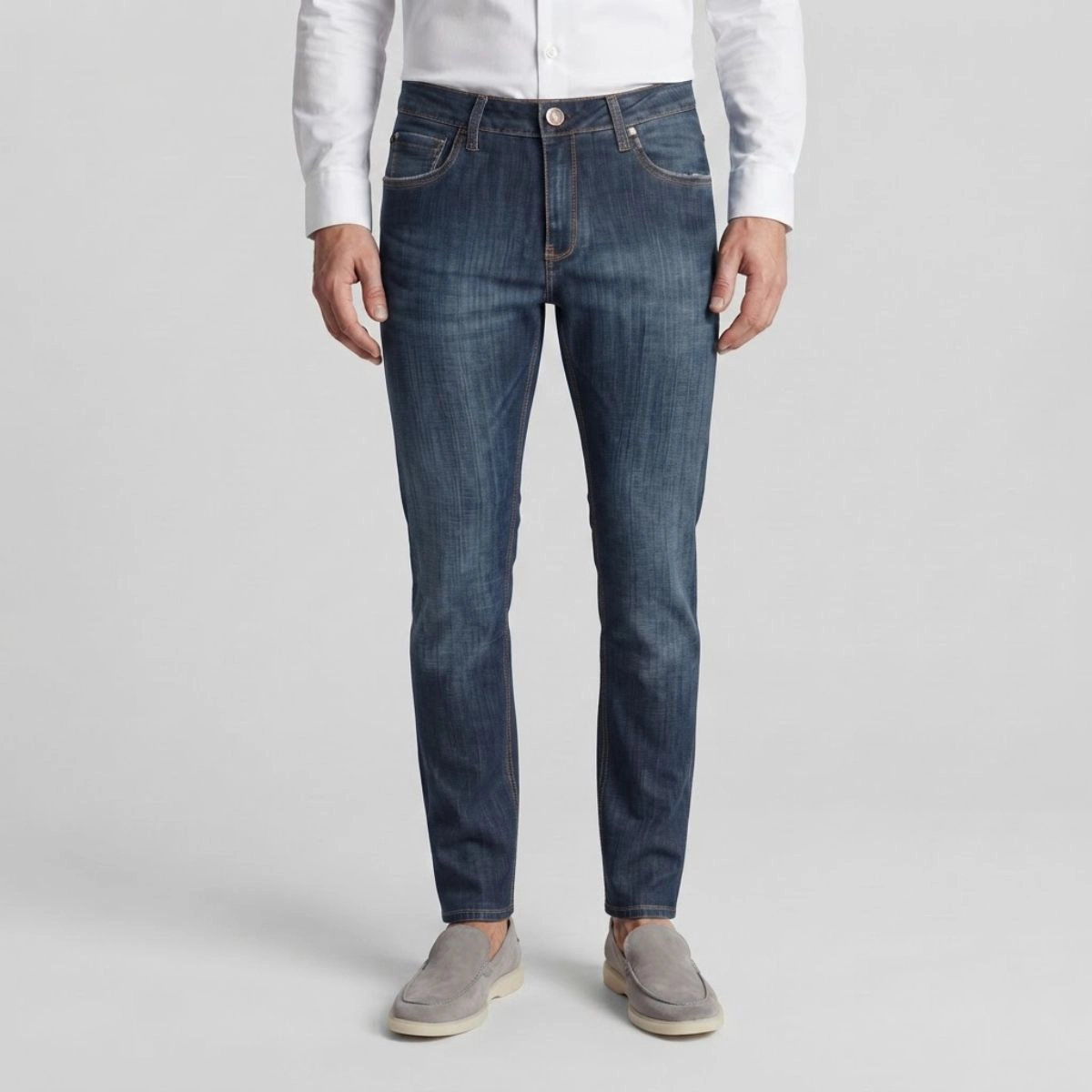 CALÇA JEANS BLUE STONED 123