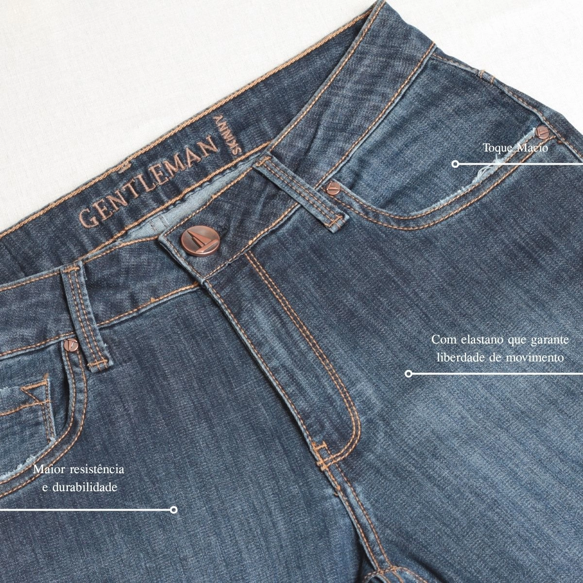 CALÇA JEANS BLUE STONED 123