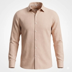 CAMISA PURO LINHO BEGE