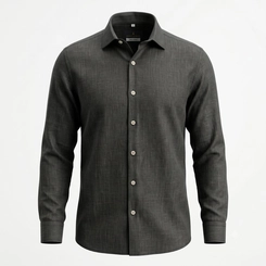 CAMISA PURO LINHO PRETO