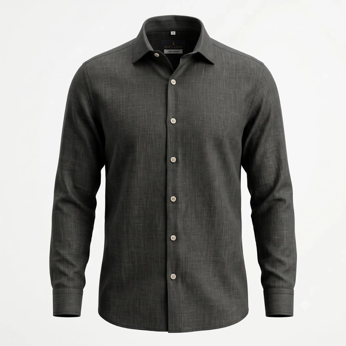 CAMISA PURO LINHO PRETO