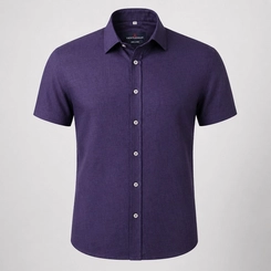 CAMISA M/C PURO LINHO MARINHO