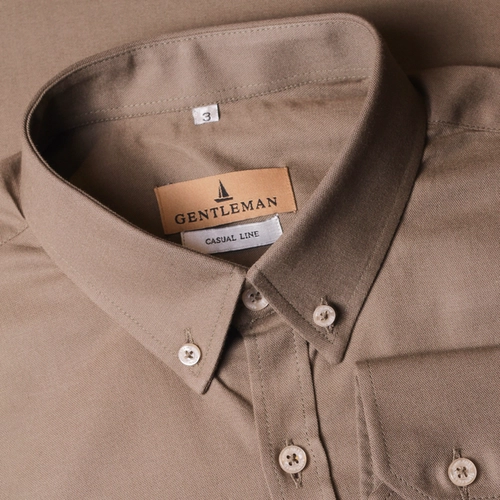 CAMISA OXFORDINE CAQUI