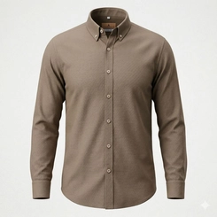 CAMISA OXFORDINE CAQUI