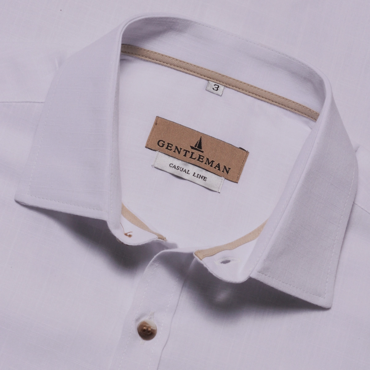 CAMISA M/C VISCOLINHO BRANCO