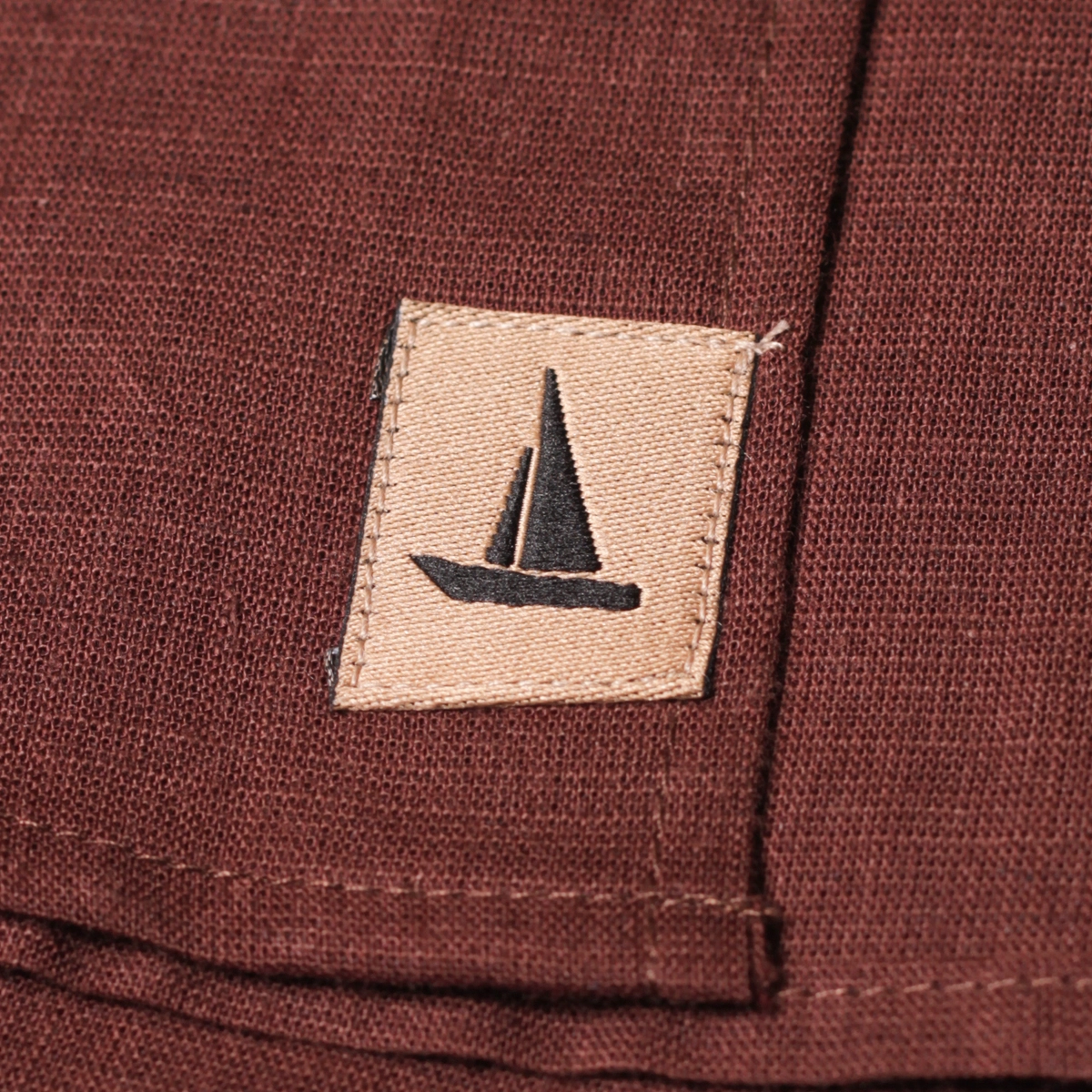 CAMISA M/C VISCOLINHO MARROM