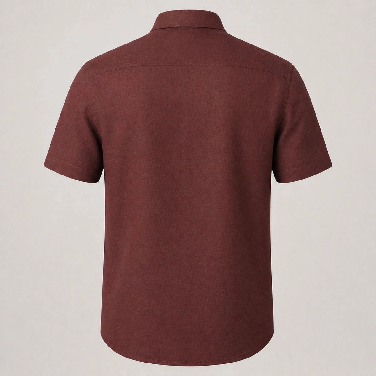 CAMISA M/C VISCOLINHO MARROM
