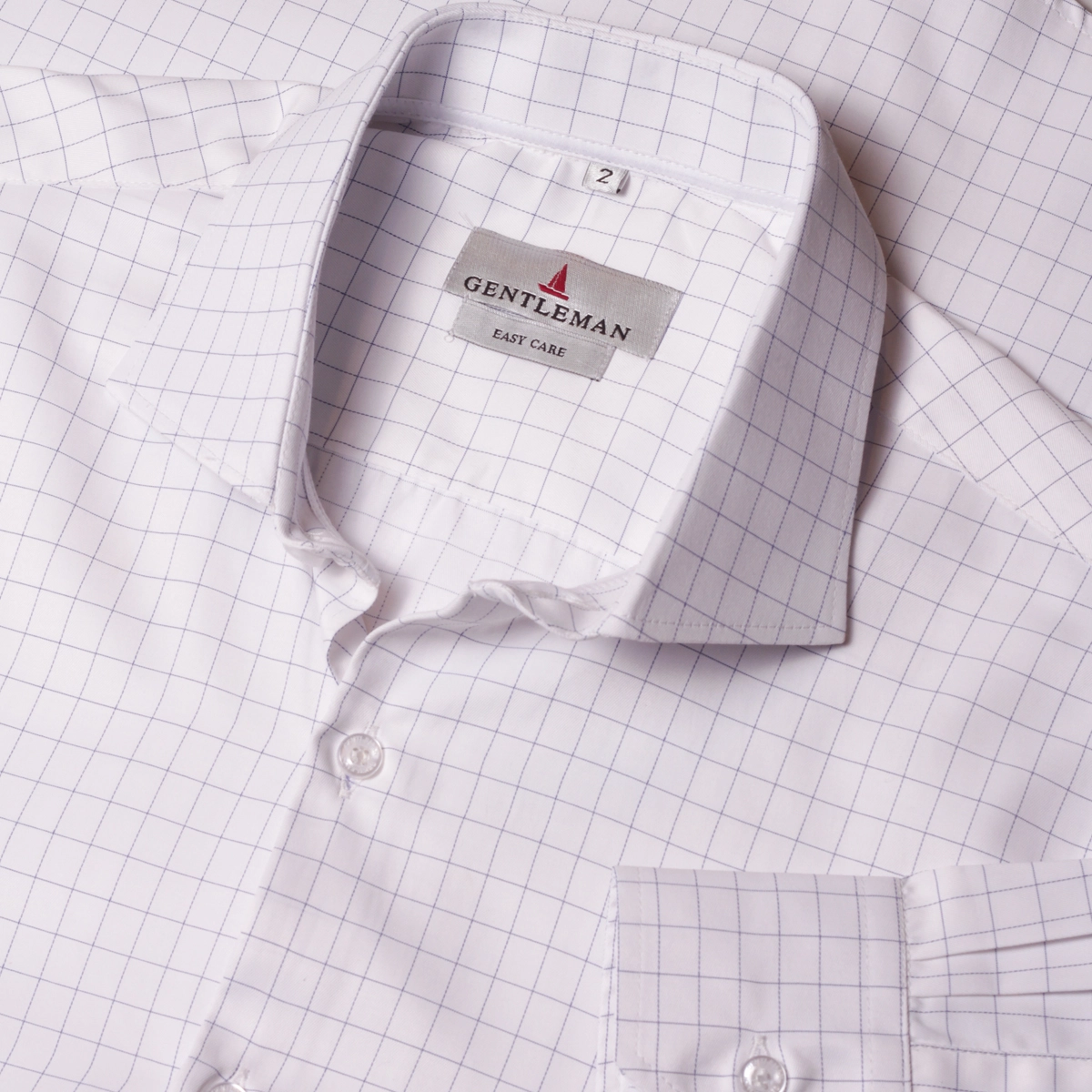 CAMISA TECH QUADRICULADA MARINHO