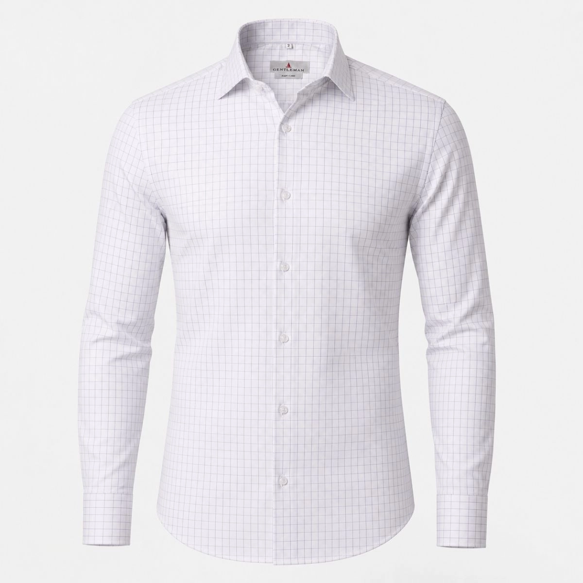 CAMISA TECH QUADRICULADA MARINHO