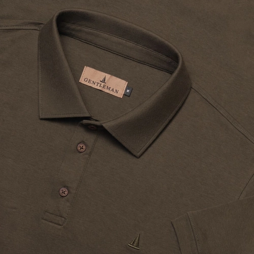 POLO ELASTANO GOLA ALFAIATARIA