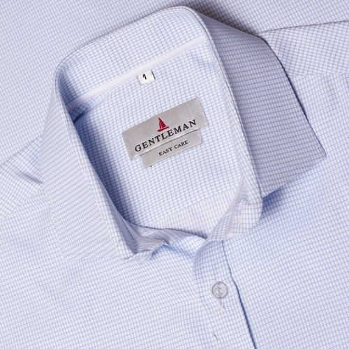 CAMISA M/C WORK TECH AZUL