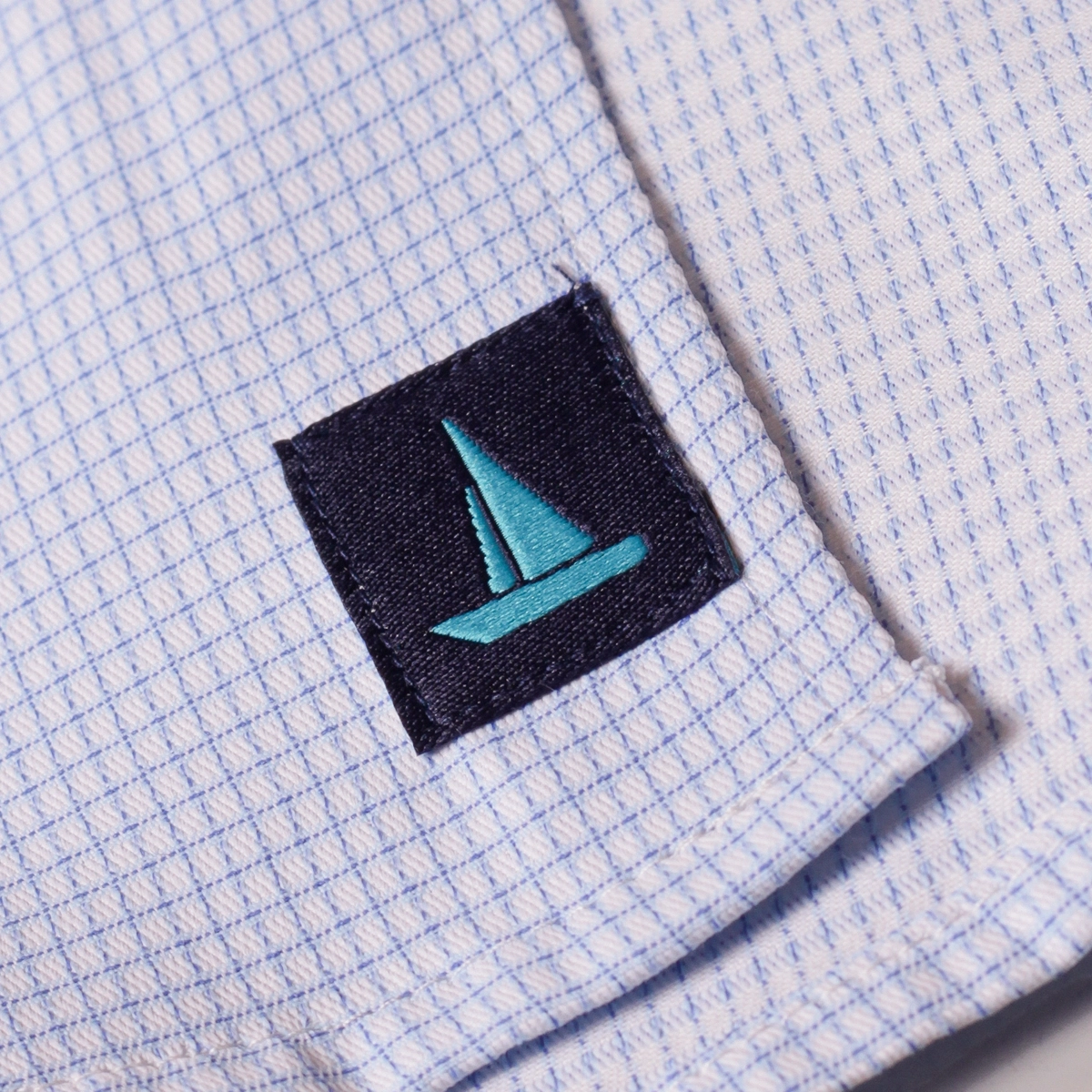 CAMISA M/C WORK TECH AZUL