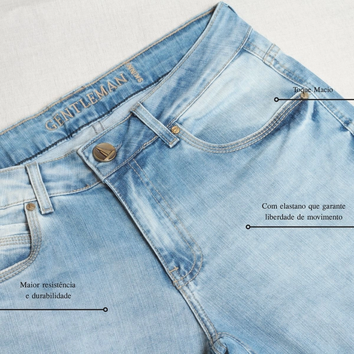 CALÇA JEANS DELAVÉ 75