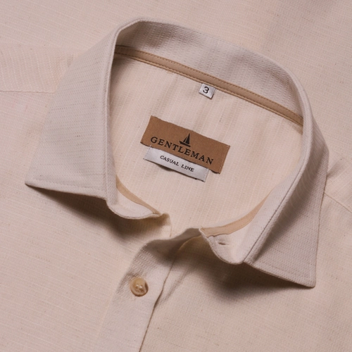 CAMISA M/C BLEND LINHO OFFWHITE