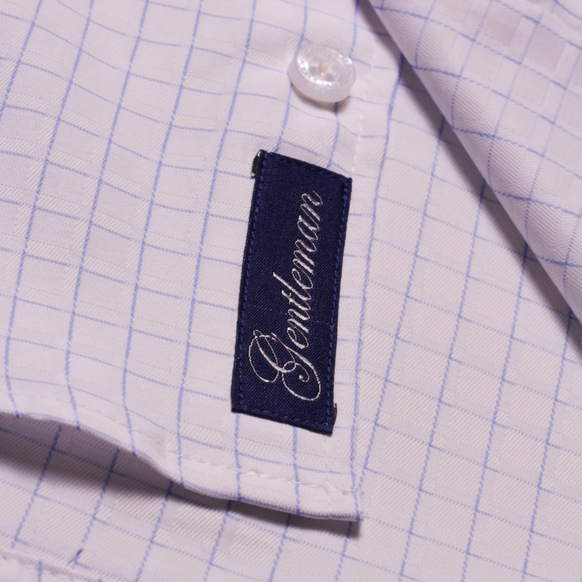 CAMISA M/C TECH QUADRICULADA AZUL