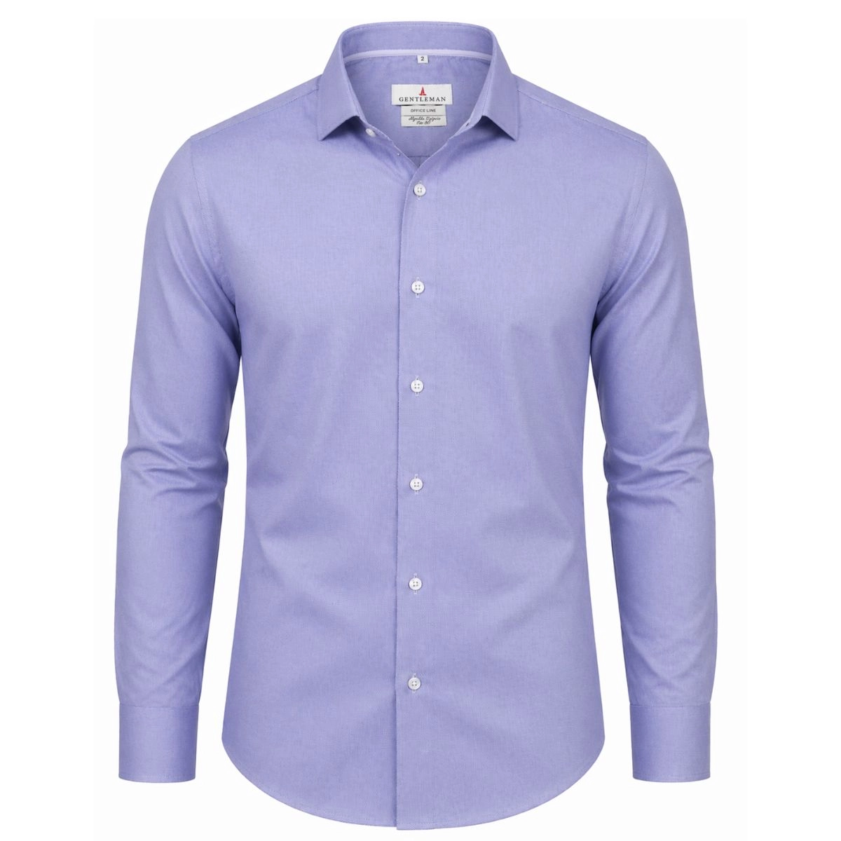 CAMISA FIO 80 MAQUINETA AZUL