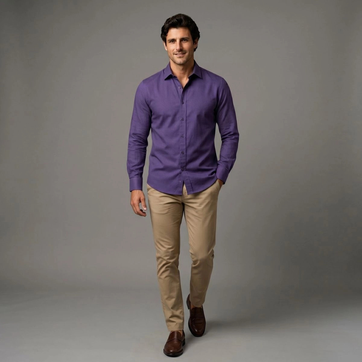 CAMISA OXFORDINE FIO 80 ROYAL