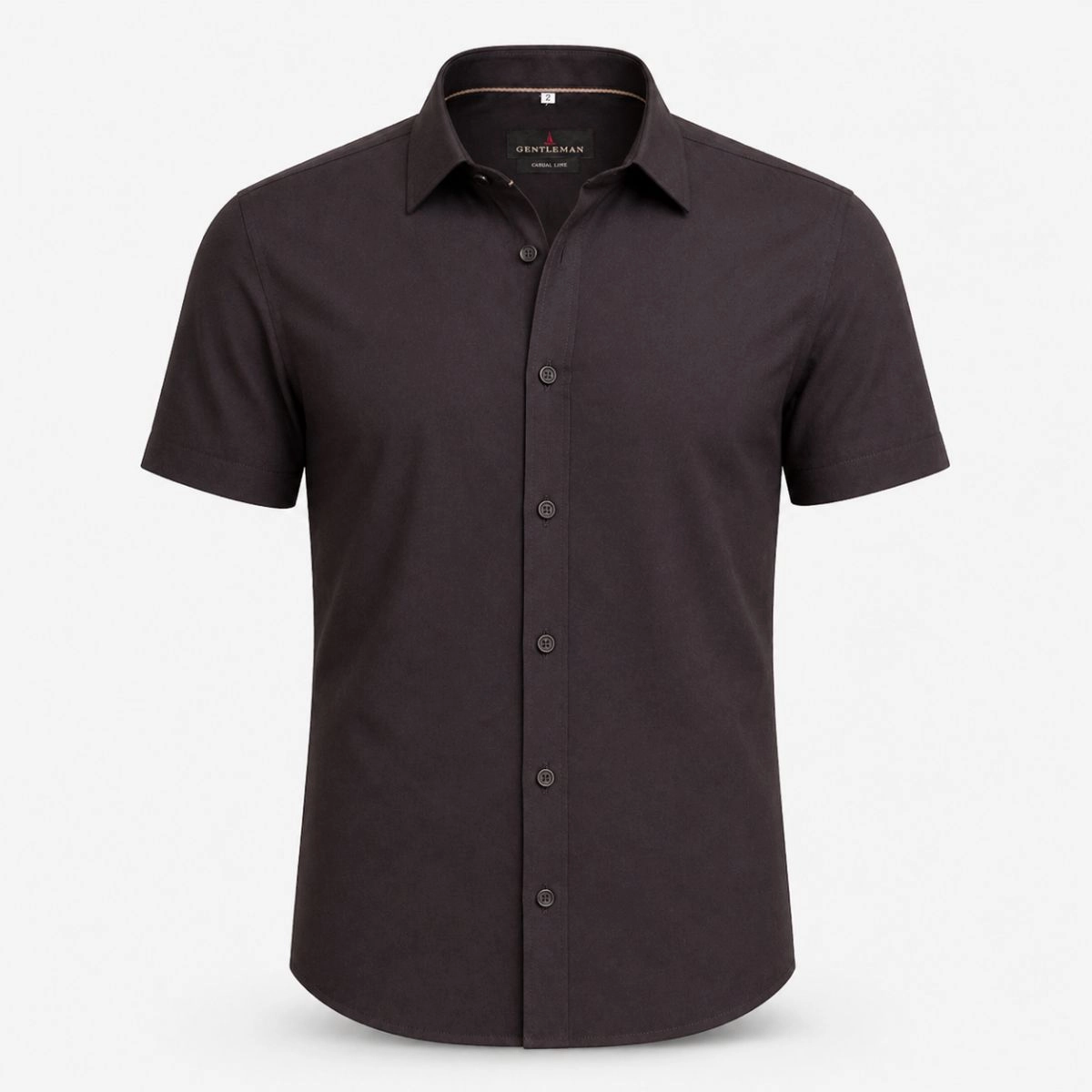 CAMISA M/C BLEND LINHO PRETO