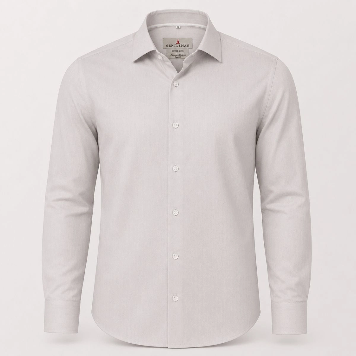 CAMISA ESPINHA DE PEIXE 80 CINZA