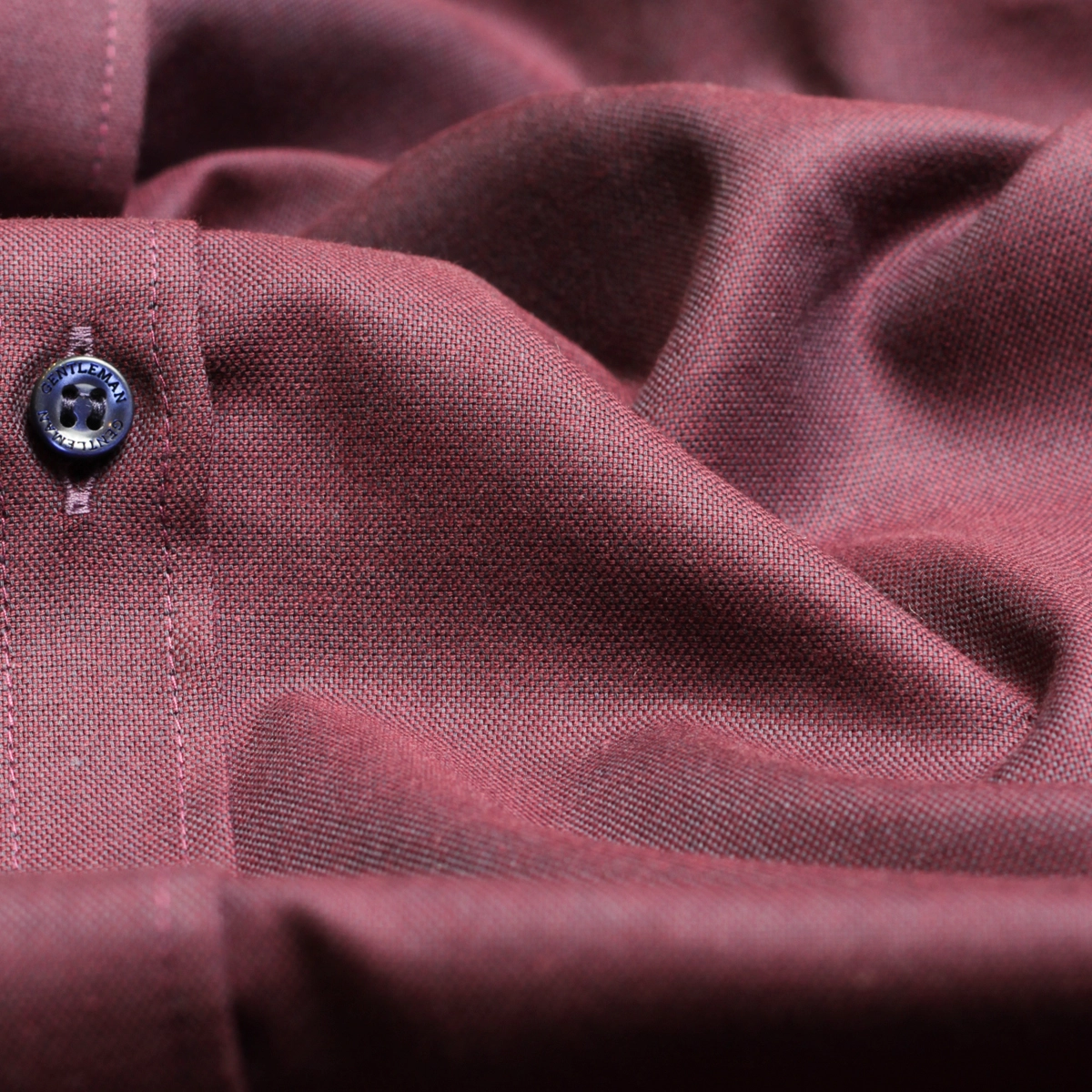 CAMISA OXFORDINE FIO 80 VINHO